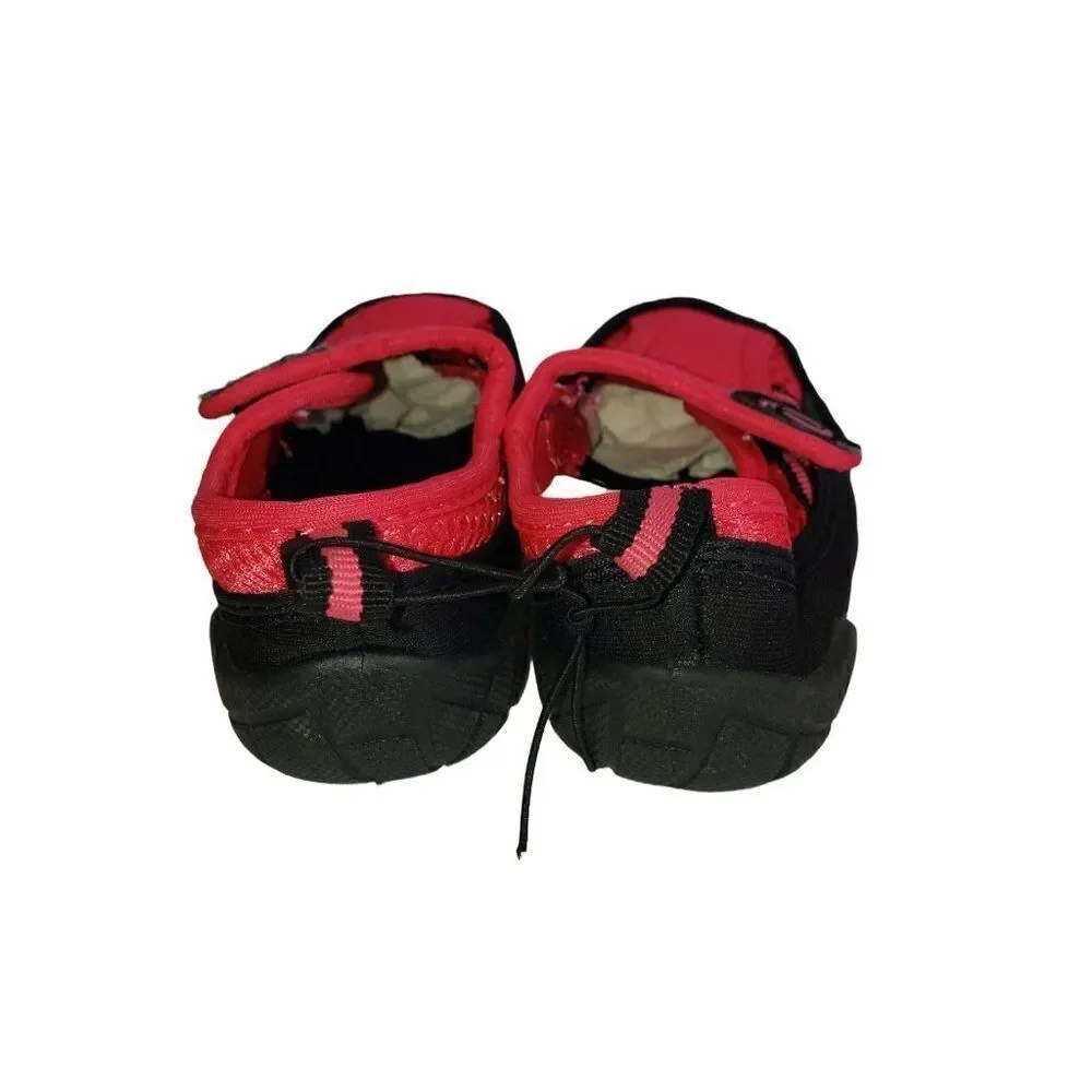 O'rageous Girls Water Shoes Hot Pink Black Toddler Quick Dry Size 6 NEW